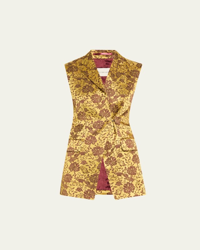 Bimbi Woven Jacquard Vest